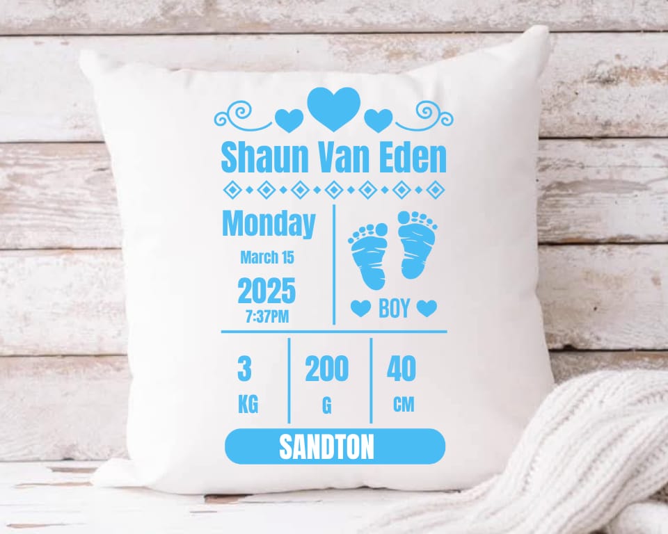 Birth Memory Pillows