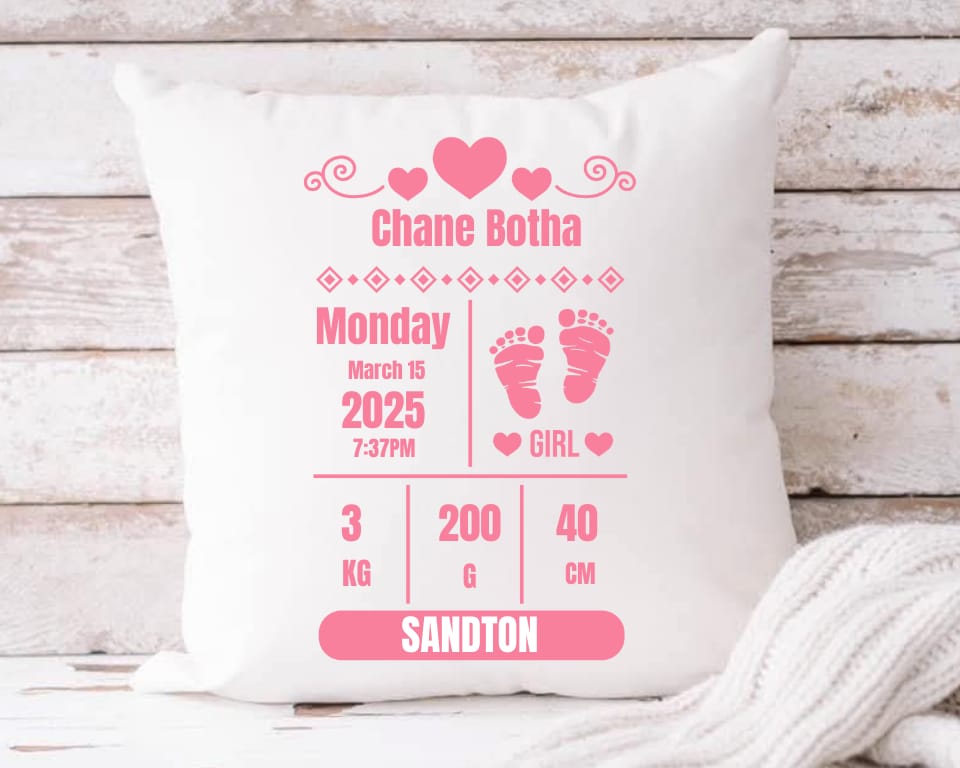 Birth Memory Pillows